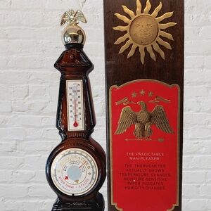 Vintage Avon Weather or-Not After Shave 5oz Decanter FULL Functional Weather